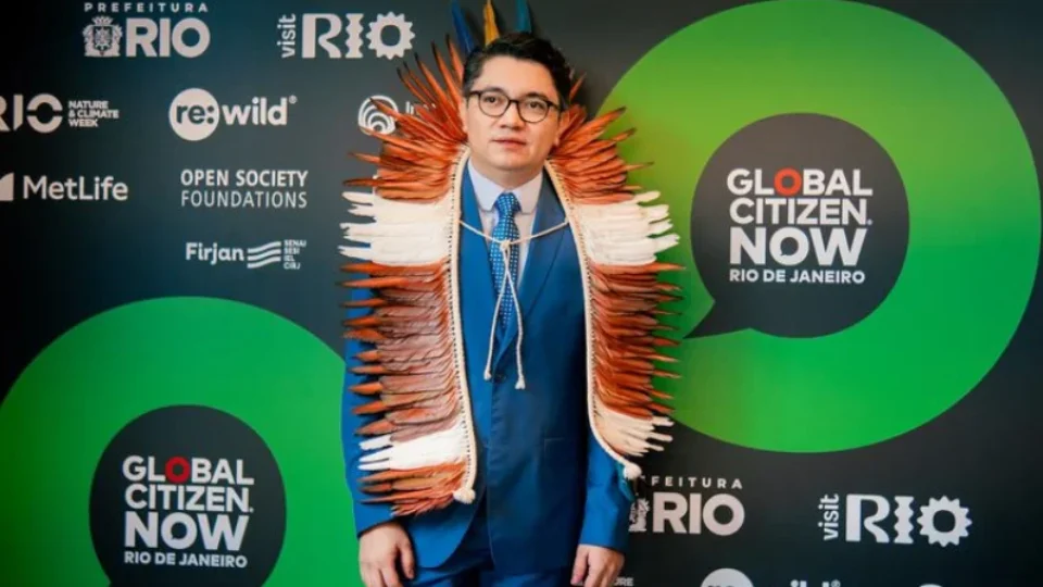‘Crise climática é discussão sobre democracia’, afirma Eloy Terena em conferência internacional no Rio
