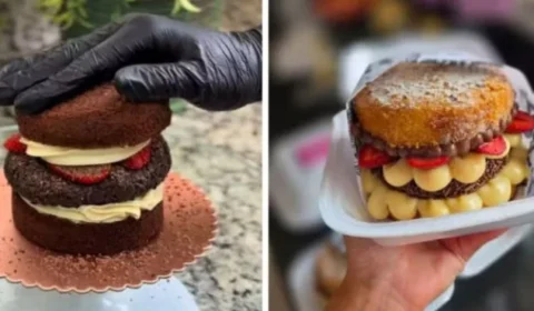 X-Bolo, Cake Burger e Sweet Burger: novo viral gastronômico impulsiona confeiteiros em todo o Brasil