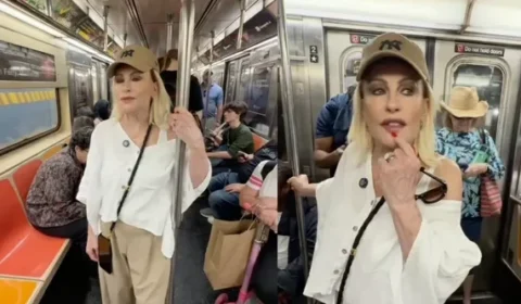 Ana Maria Braga troca carro por metrô em Nova York, se perde e diverte seguidores