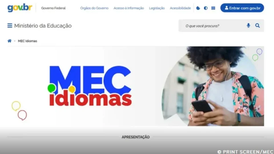 MEC Idiomas: nova plataforma oferta inglês e espanhol gratuitamente
