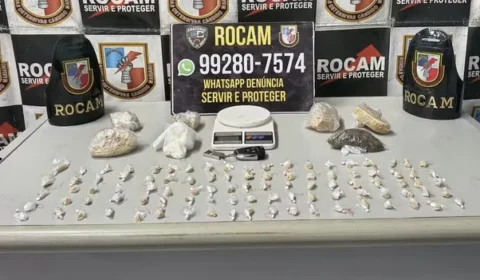 Homem preso com drogas em Manaus oferece R$ 100 mil a policiais para evitar prisão, diz PM