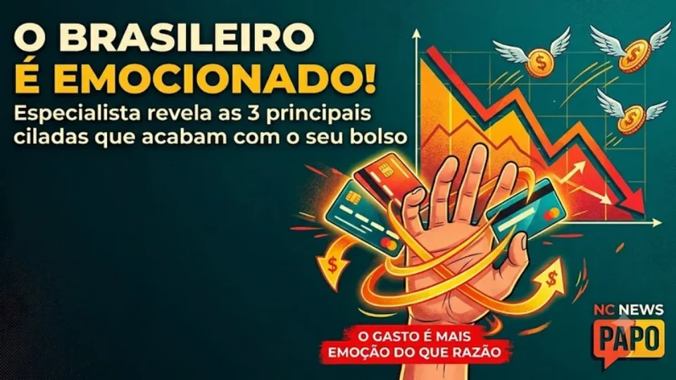 Na estreia do ‘Papo NC News’, Jeff Patzlaff explica como o consumo por impulso e juros altos sabotam o bolso do brasileiro