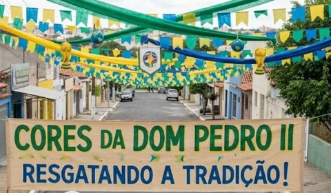 Jovens lideram o projeto ‘Cores da Dom Pedro II’ e resgatam tradição de pintar as ruas para o torneio mundial em Campina Grande