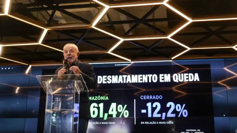 Desmatamento na Amazônia cai 61,4% em maio de 2026