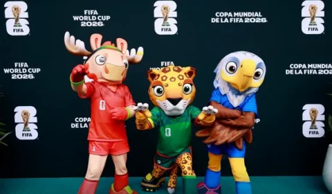 Mascotes do Mundial incluem a águia-careca, animal salvo de extinção