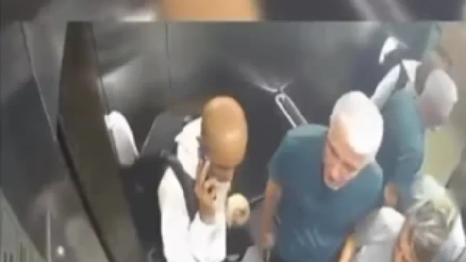 Absurdo em Cuiabá: Policial civil aposentado é flagrado por câmera agredindo idoso de 62 anos dentro de elevador