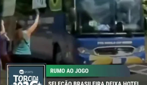 Seleção Brasileira deixa hotel em Nova Jersey e segue para o MetLife Stadium sob o apoio de torcedores sul-americanos