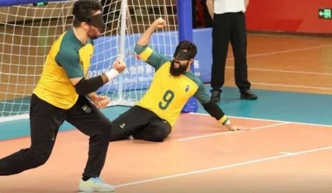 Seleção brasileira masculina vai à semifinal do Mundial de goalball