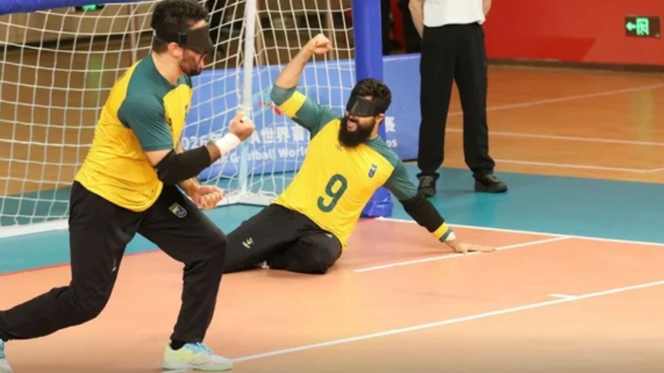 Seleção brasileira masculina vai à semifinal do Mundial de goalball