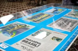 Viagem no tempo: Exposição gratuita em biblioteca pública reúne relíquias, jornais e livros históricos sobre a trajetória dos Mundiais
