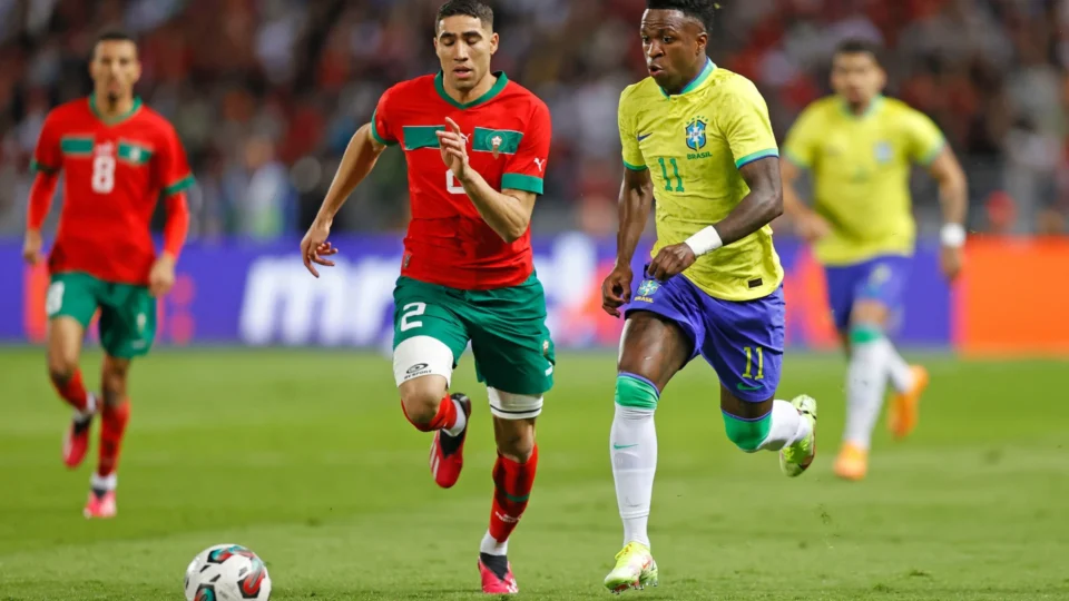 Tudo igual na estreia: Brasil sofre com os “Leões do Atlas”, mas arranca empate por 1 a 1 contra o Marrocos
