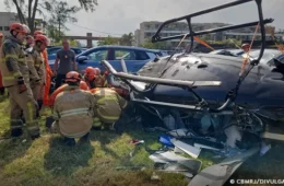 Anac investiga se helicóptero que colidiu no Rio fazia transporte clandestino