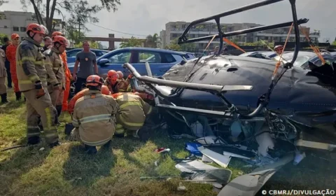Anac investiga se helicóptero que colidiu no Rio fazia transporte clandestino