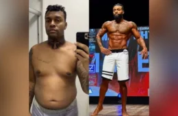 Ex-BBB Nego Di surpreende ao surgir mais musculoso em evento de fisiculturismo