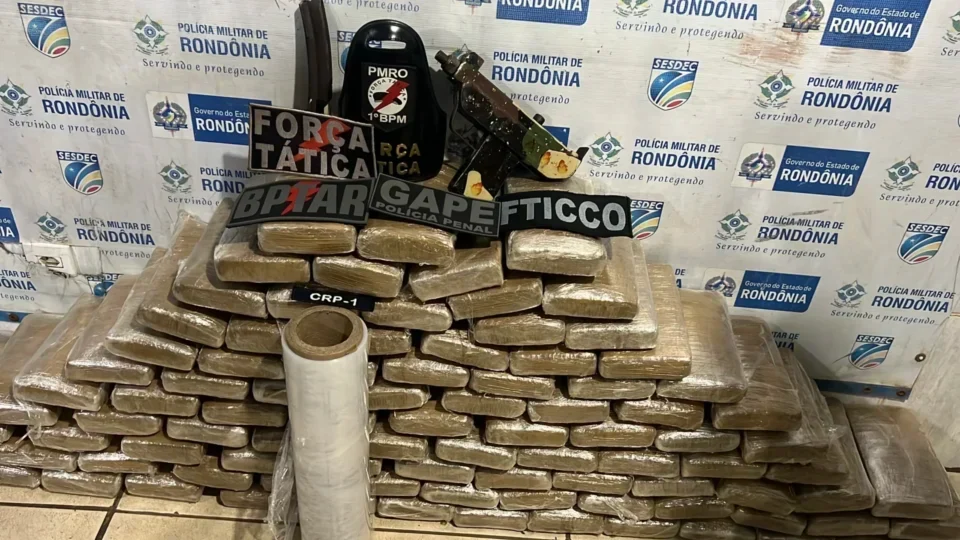 Operação apreende mais de 100 quilos de drogas em Porto Velho