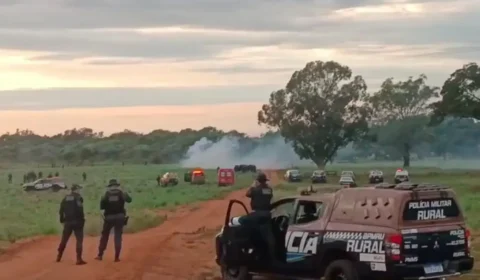 Polícia confronta indígenas que buscam retomar território no MS