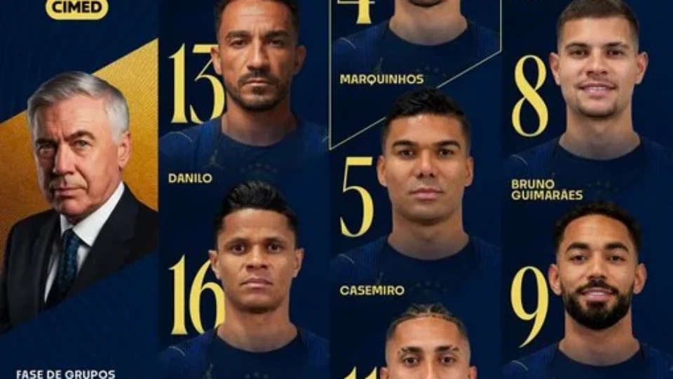 Ancelotti define escalação do Brasil contra o Haiti com novidades na defesa, mas mantém Endrick no banco