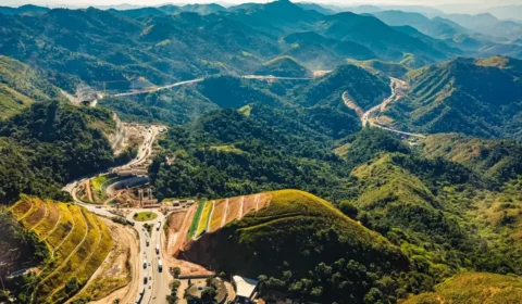 Governo inaugura primeira etapa da rodovia na Serra das Araras, no Rio