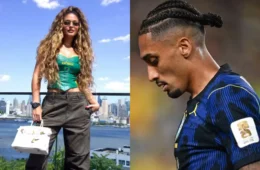 Esposa de Raphinha quebra o silêncio após Vampeta sugerir falência e crise familiar do jogador
