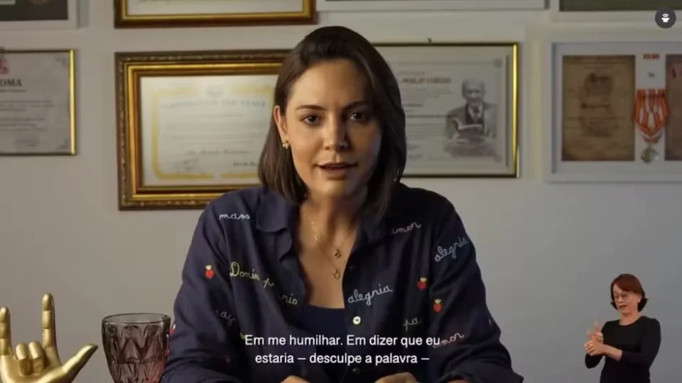 Michelle Bolsonaro expõe racha na família e acusa o senador Flávio Bolsonaro de humilhação e desrespeito