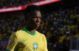 Com gol em todos os jogos até agora, Vini Jr busca feito raro em Mundiais