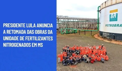 Lula assina contratos para retomar obra em fábrica de fertilizantes