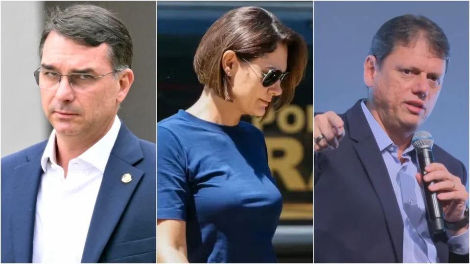 “É uma questão de família”, diz Tarcísio ao minimizar atrito entre Michelle e Flávio Bolsonaro