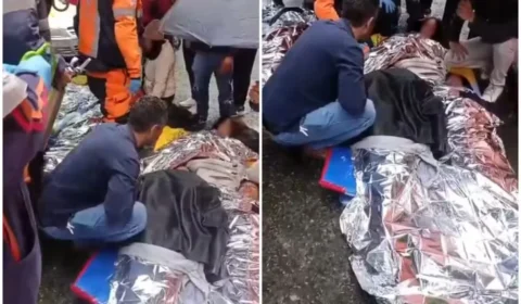 Bomba de gás disparada pela PM afeta crianças de escola em SP