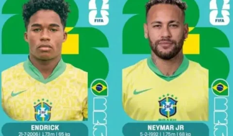 Com cromo de Neymar, Panini divulga novas imagens do pacote de atualização do álbum da Copa. VEJA