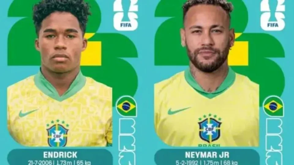 Com cromo de Neymar, Panini divulga novas imagens do pacote de atualização do álbum da Copa. VEJA