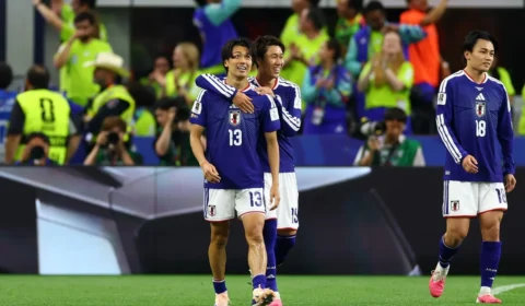 Japão goleia a Tunísia e marca jogo histórico em goleada que entra para a história do torneio de seleções