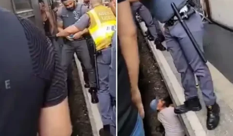Mulher cai entre trem e plataforma durante superlotação na Linha 9-Esmeralda e é salva por passageiros