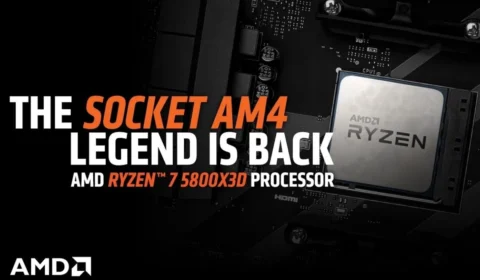 AMD relança Ryzen 7 5800X3D e anuncia novo 7700X3D