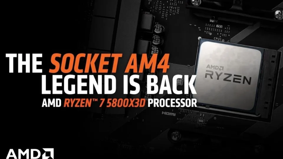AMD relança Ryzen 7 5800X3D e anuncia novo 7700X3D