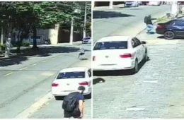 Polícia procura criminoso após confronto que terminou com PM baleado