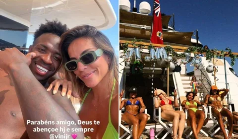 Virginia Fonseca surge em aniversário de Vini Jr. em iate de luxo e volta a alimentar rumores