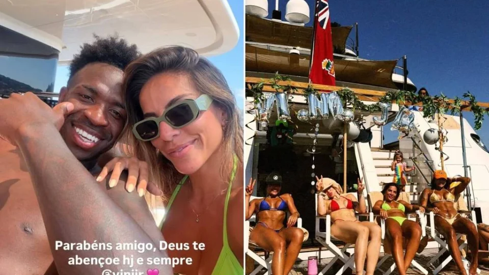 Virginia Fonseca surge em aniversário de Vini Jr. em iate de luxo e volta a alimentar rumores
