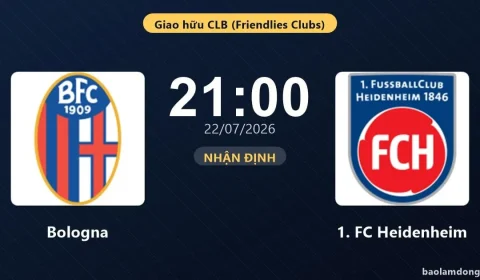 Bologna e Heidenheim testam táticas em amistoso decisivo hoje