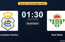 Betis encara o Recreativo de Huelva em amistoso para testar elenco antes da nova temporada