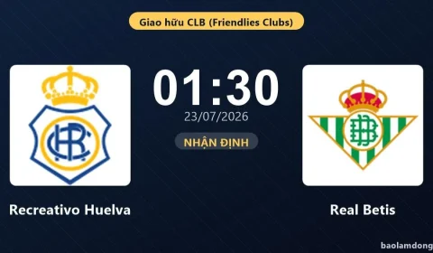 Betis encara o Recreativo de Huelva em amistoso para testar elenco antes da nova temporada