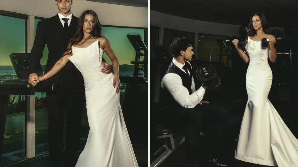 Filho de Carla Perez e Xanddy anuncia casamento e surpreende com ensaio em academia