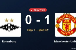 Rosenborg x Manchester United: clube inglês abre 1 a 0 e empolga