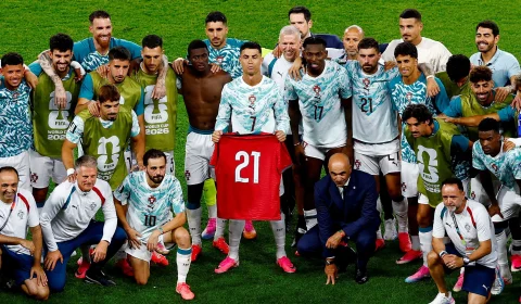 Cristiano Ronaldo homenageia Diogo Jota um ano após tragédia