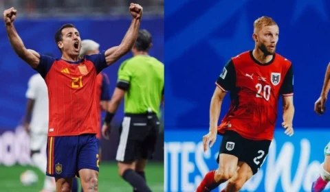 Espanha x Áustria decide vaga e testa favoritismo em 2026