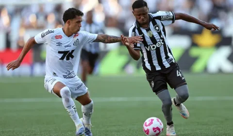 botafogo aproveita erro inacreditável, vence o santos e ganha fôlego no brasileirão