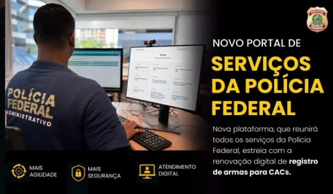 PF muda regra para CACs e libera renovação de registro de arma pela internet; veja como funciona