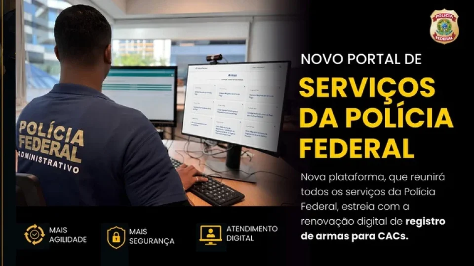 PF muda regra para CACs e libera renovação de registro de arma pela internet; veja como funciona