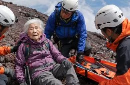 Senhora de 99 anos é resgatada no Monte Fuji; turista de 58 anos não sobreviveu