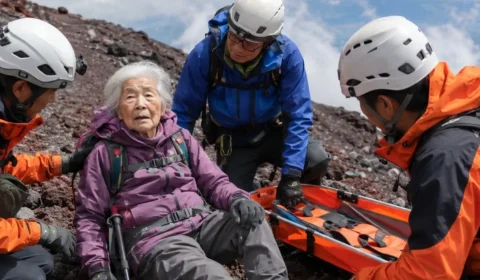 Senhora de 99 anos é resgatada no Monte Fuji; turista de 58 anos não sobreviveu