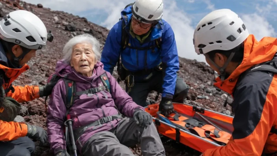Senhora de 99 anos é resgatada no Monte Fuji; turista de 58 anos não sobreviveu